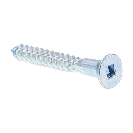 Prime-Line Wood Screw Flat Head Square Drive #10 X 1-1/2in Zinc Plated Steel 50PK 9202613